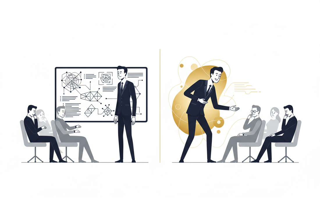 The Content Mistake Most Experts Make: They Teach the Framework Before They Tell the Story.