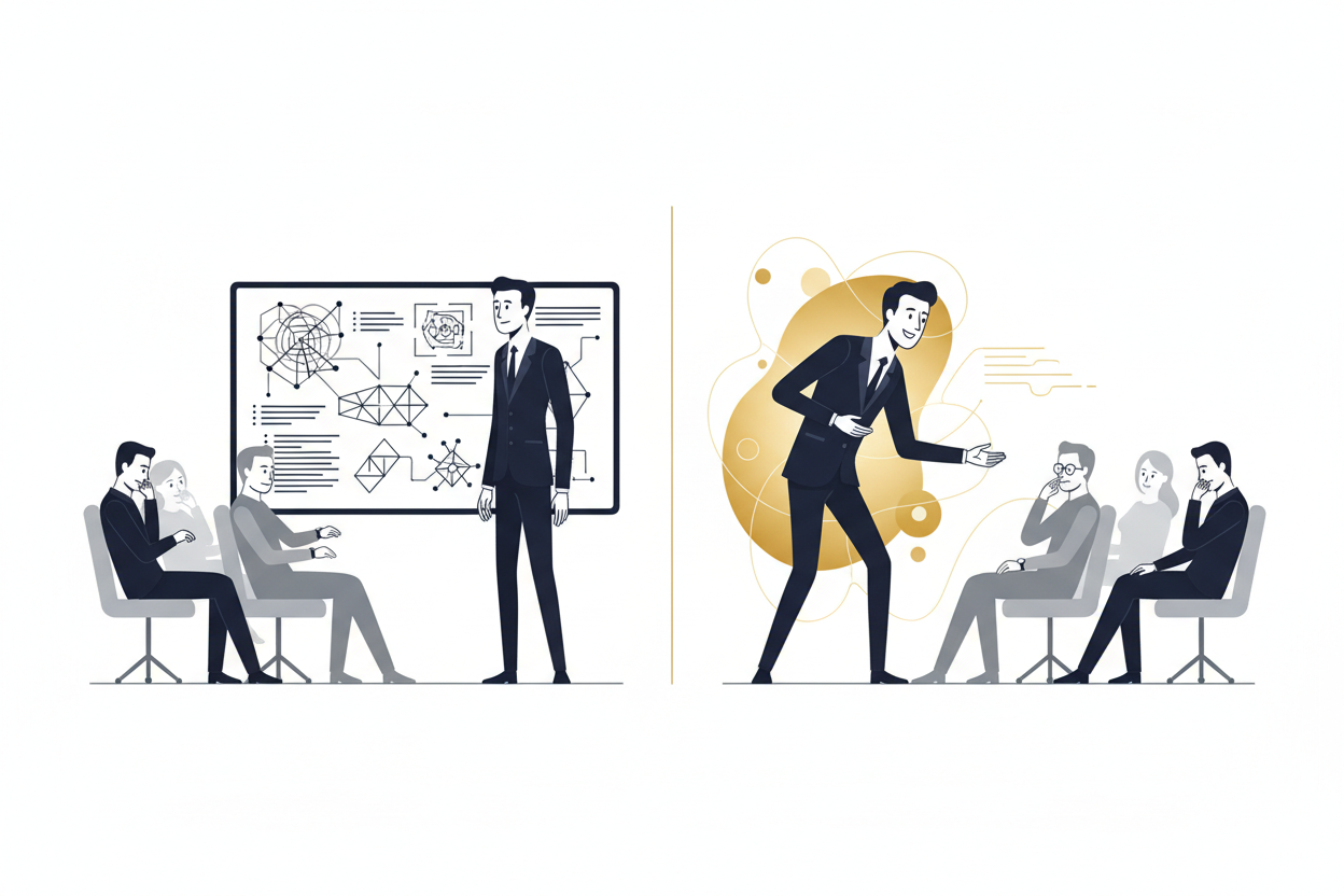 The Content Mistake Most Experts Make: They Teach the Framework Before They Tell the Story.