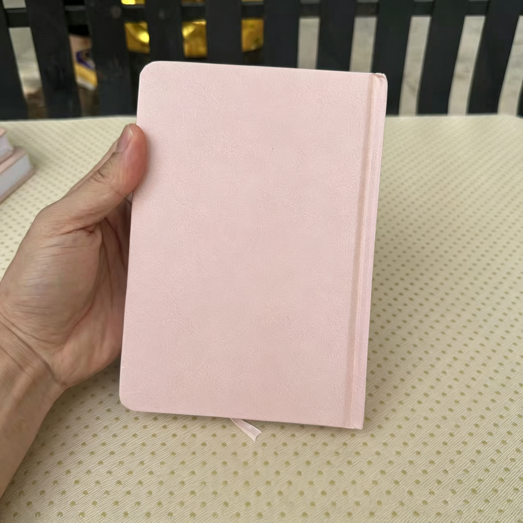 Pink Rose Cover Study Book