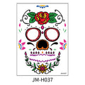 Halloween Face Tattoo Stickers Makeup Ball Funny Makeup Temporary Stickers
