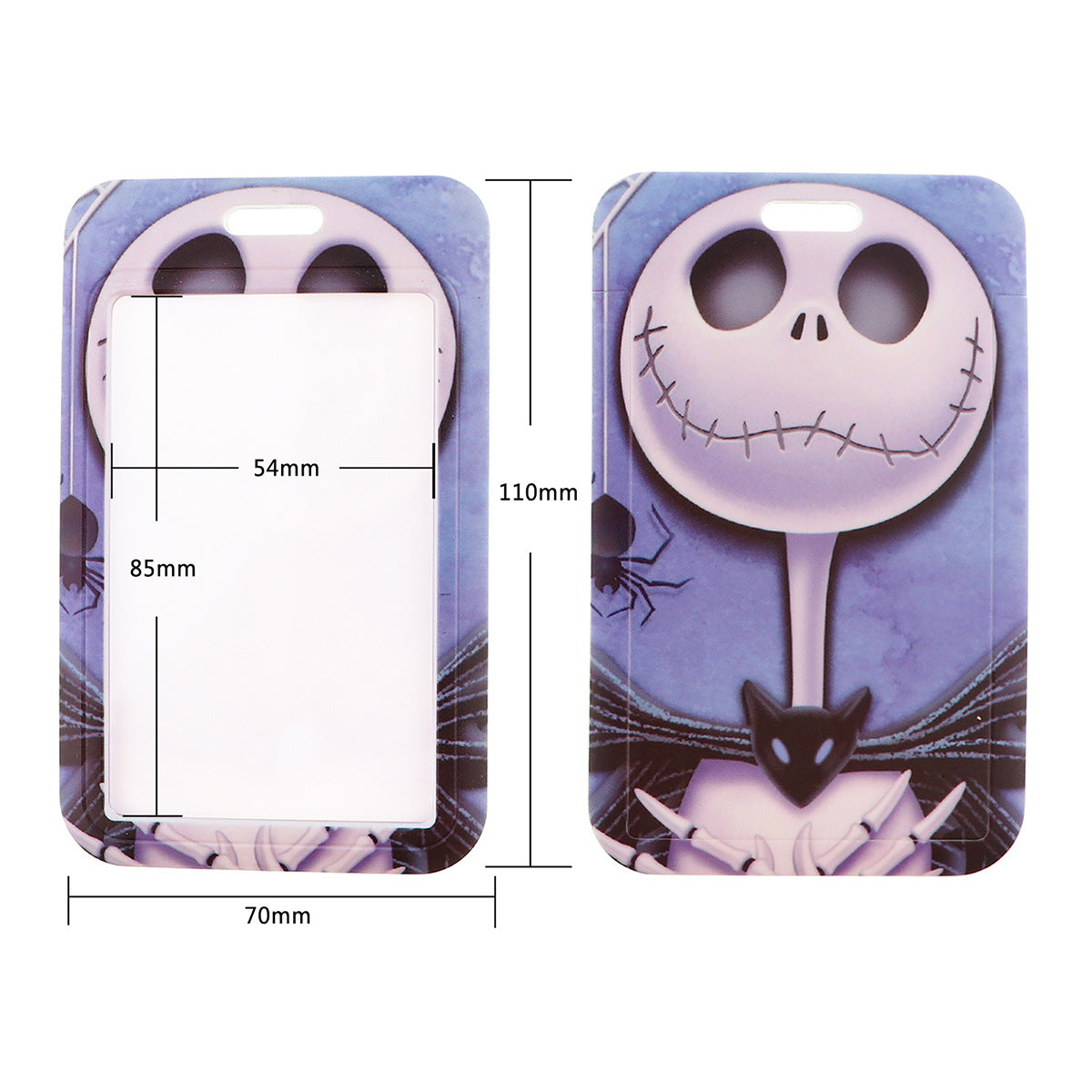 Spooky Halloween Funny Christmas Phone Strap ID Card Holder Work Badge Student Card Lanyard