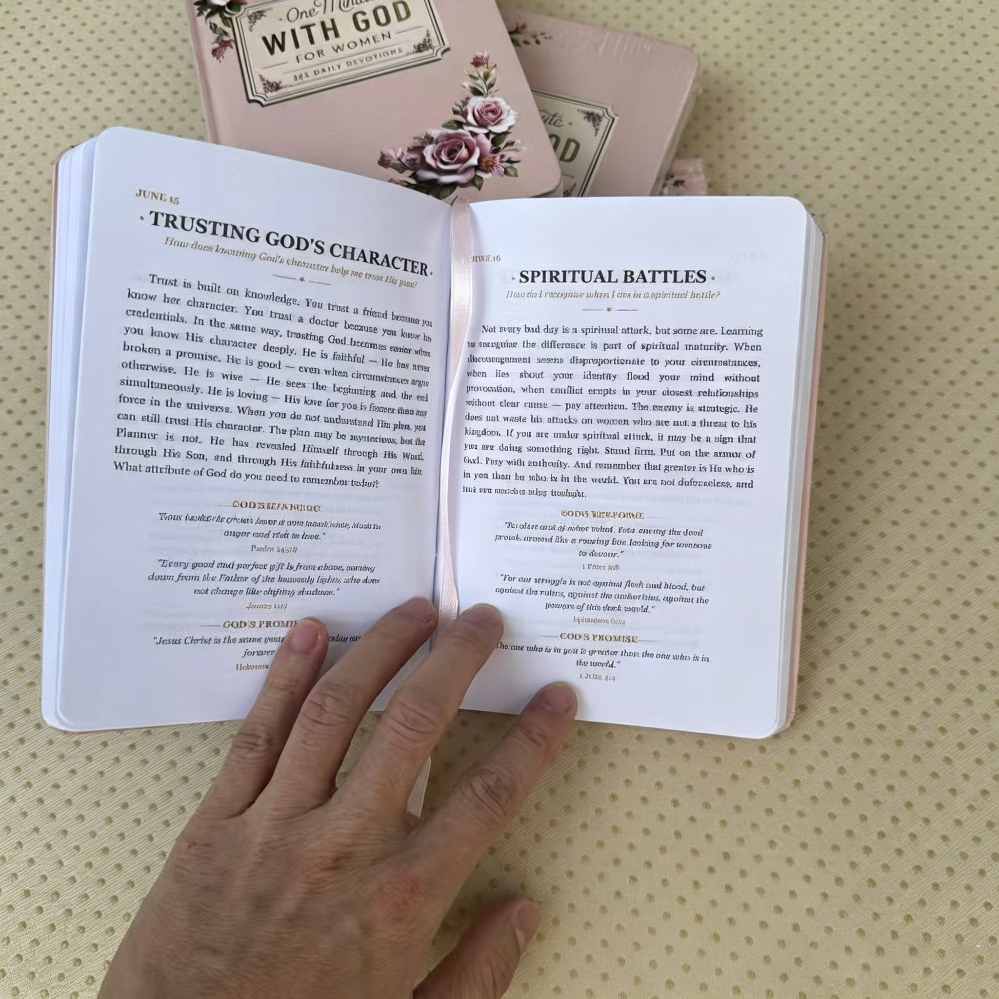 Pink Rose Cover Study Book