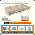 One-Touch Self-Inflating Air Mattress with Built-in Pump – Portable, Moisture-Resistant Camping & Travel Air Bed